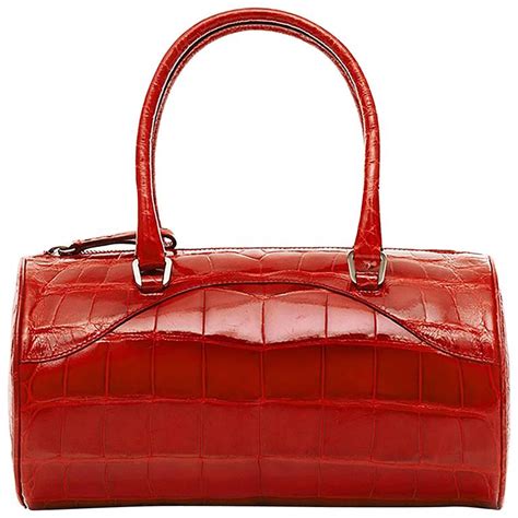 prada red handbag|vintage red prada handbag.